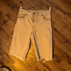 VINTAGE long denim LEVIS SHORTS